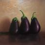 Eggplants waiting for the bus