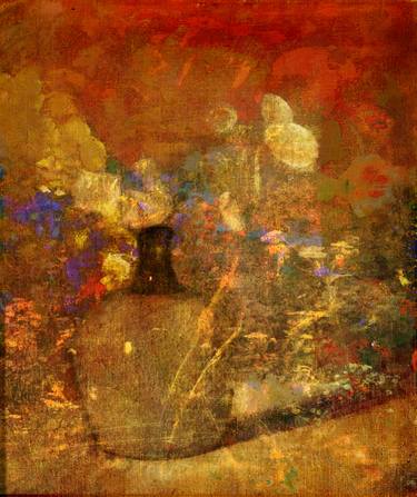 Original Impressionism Still Life Mixed Media by Chester DeWitt Rose
