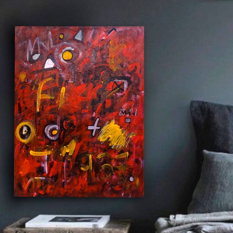 Original Abstract Painting by Daniel Malta