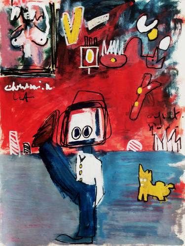 Original Abstract Expressionism Culture Mixed Media by Daniel Malta