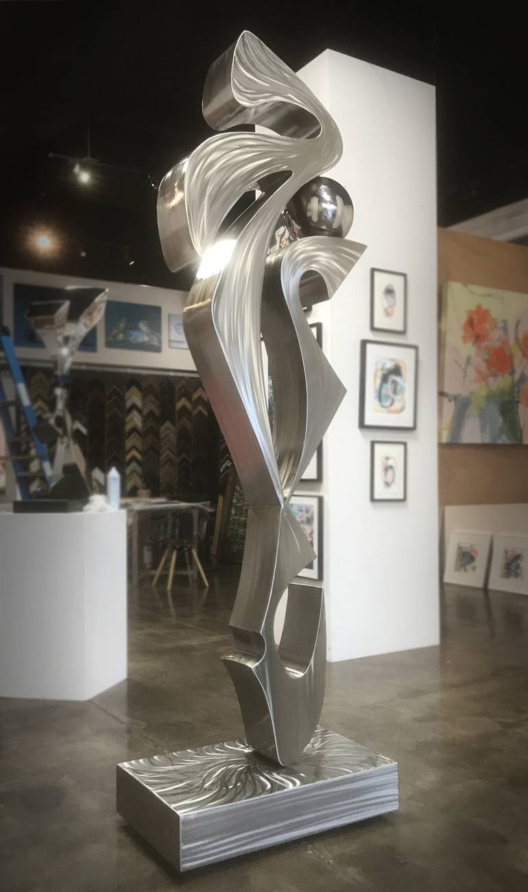 Original Art Deco Abstract Sculpture by hunter brown