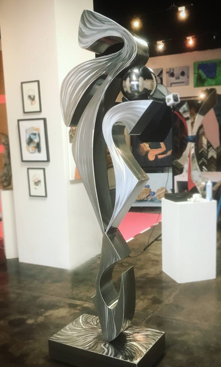 Original Art Deco Abstract Sculpture by hunter brown