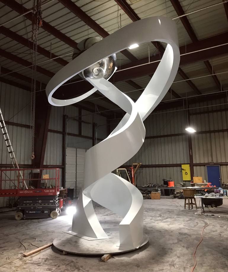 Original Art Deco Abstract Sculpture by hunter brown