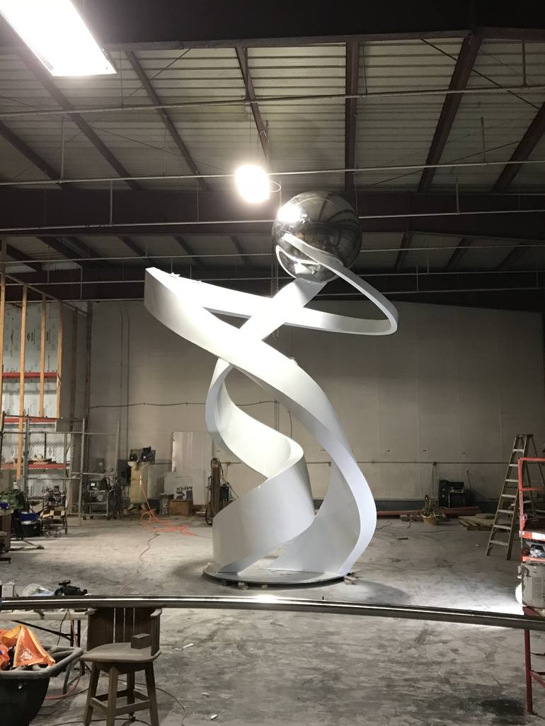 Original Art Deco Abstract Sculpture by hunter brown