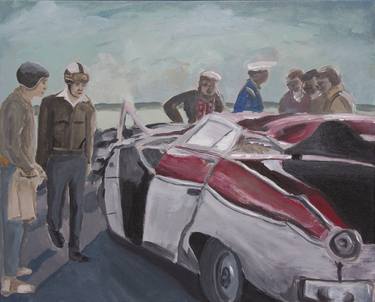 Print of Automobile Paintings by Nick Douillard