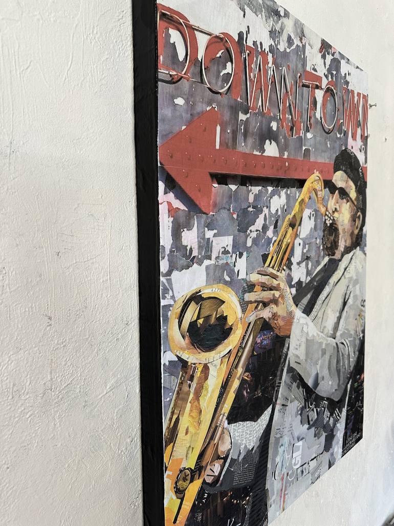 Original Street Art Music Collage by Jim Hudek