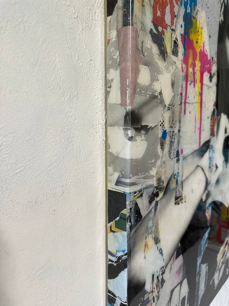 Original Street Art Pop Culture/Celebrity Mixed Media by Jim Hudek