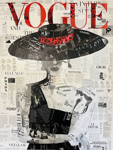 Original Street Art Fashion Collage by Jim Hudek