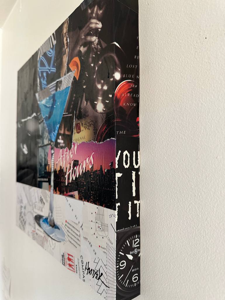 Original Street Art Food & Drink Collage by Jim Hudek