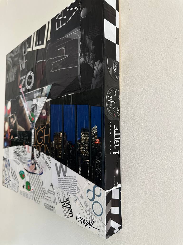 Original Abstract Fashion Collage by Jim Hudek