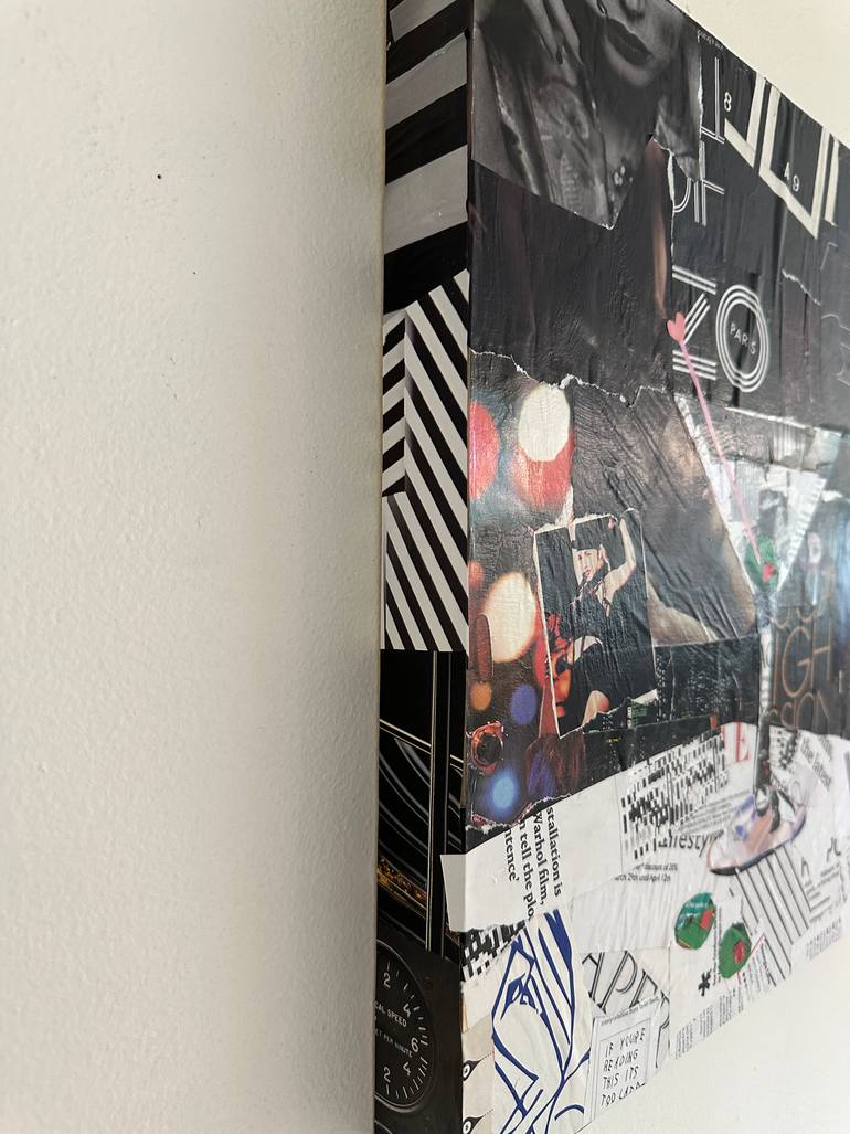 Original Abstract Fashion Collage by Jim Hudek