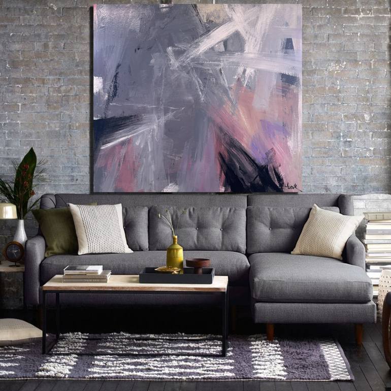Original Abstract Expressionism Abstract Painting by Jim Hudek