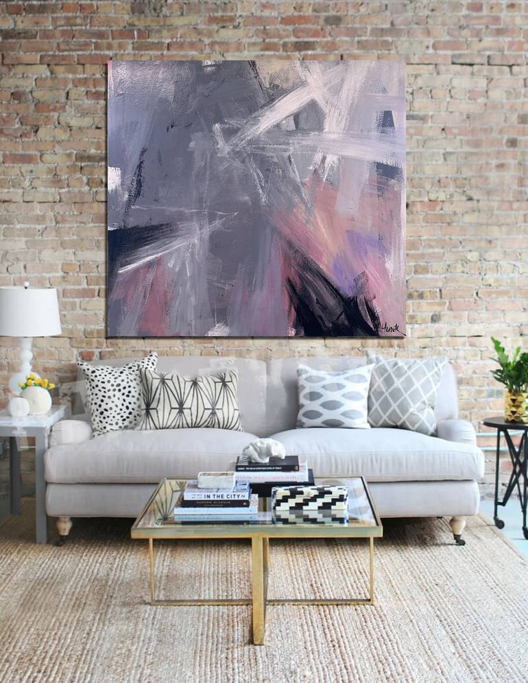 Original Abstract Expressionism Abstract Painting by Jim Hudek