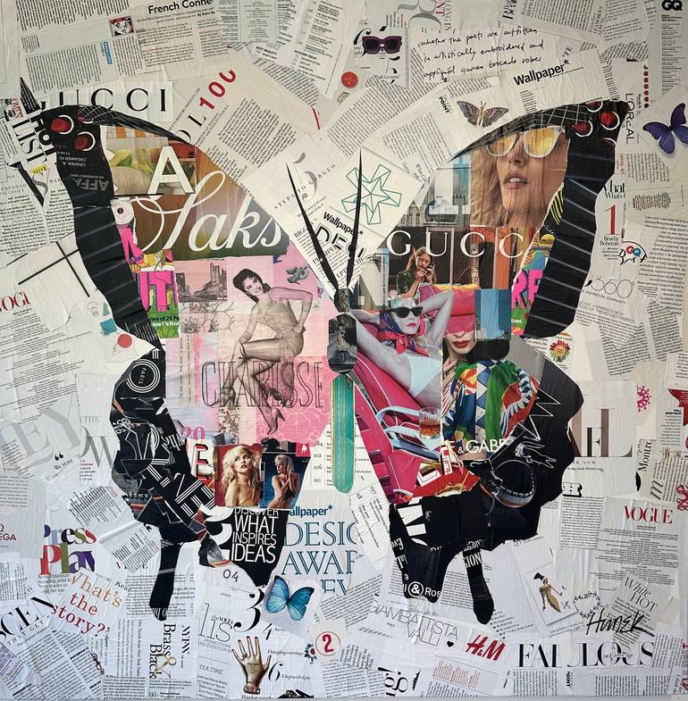 Angry Trader Collage by Tushar Jadhav | Saatchi Art