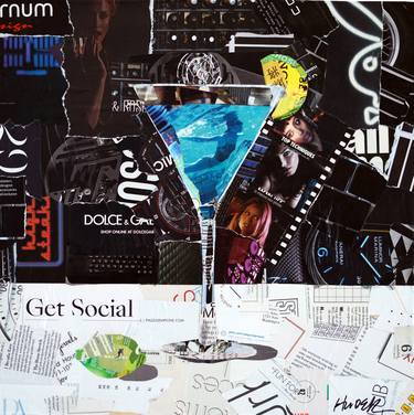 Print of Expressionism Food & Drink Collage by Jim Hudek