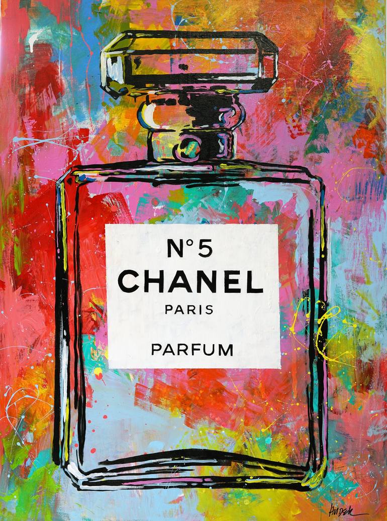 Chanel Perfume Painting by Jim Hudek | Saatchi Art