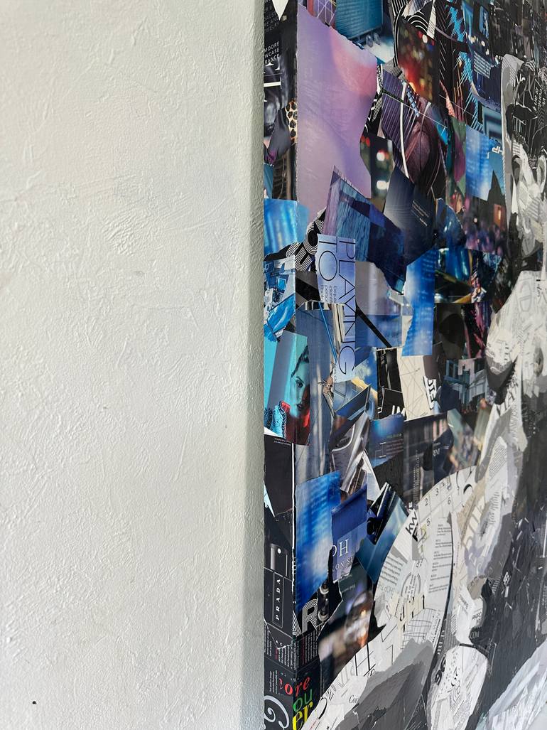 Original Portraiture Erotic Collage by Jim Hudek