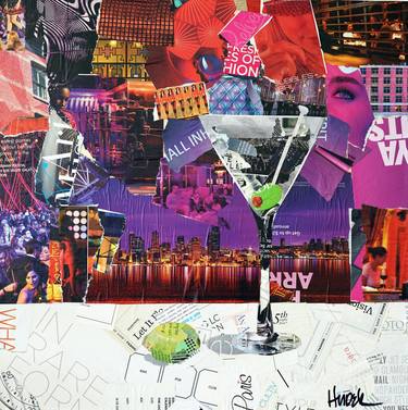 Print of Street Art Food & Drink Collage by Jim Hudek