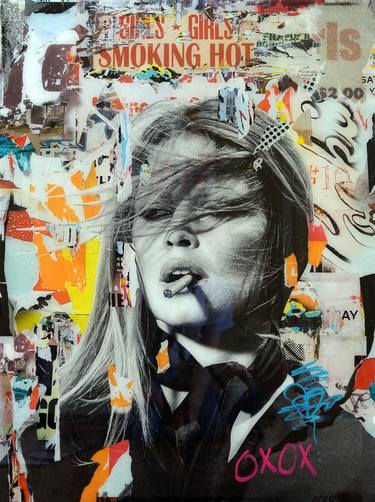 Print of Street Art Pop Culture/Celebrity Collage by Jim Hudek