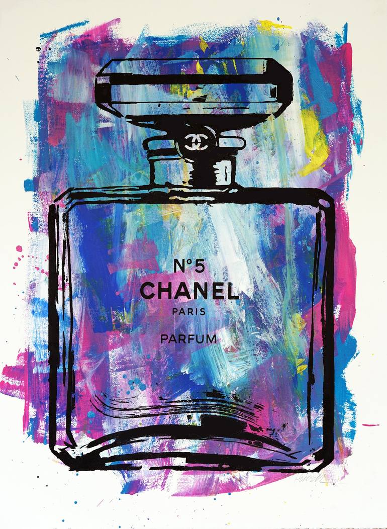 Blue Hue Chanel Printmaking by Jim Hudek | Saatchi Art