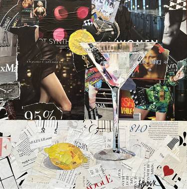 Original Food & Drink Collage by Jim Hudek