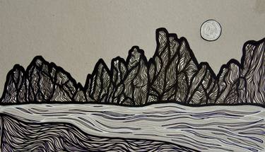 Original Landscape Drawings by Celina Prieto