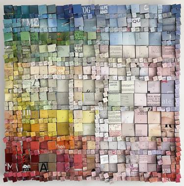 Original Abstract Collage by Paola Bazz