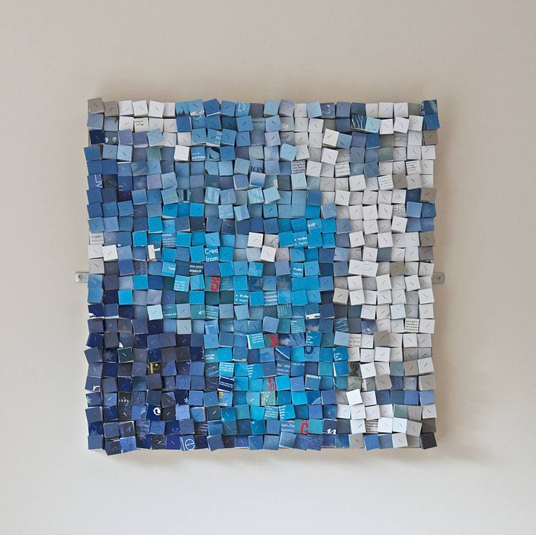 Original Abstract Collage by Paola Bazz