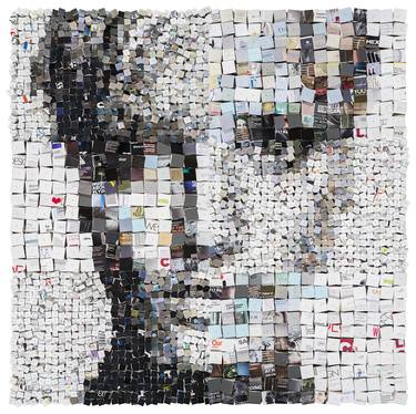 Saatchi Art Artist Paola Bazz; Printmaking, “Can you see me #2 - 90x90 - limited edition of 20” #art