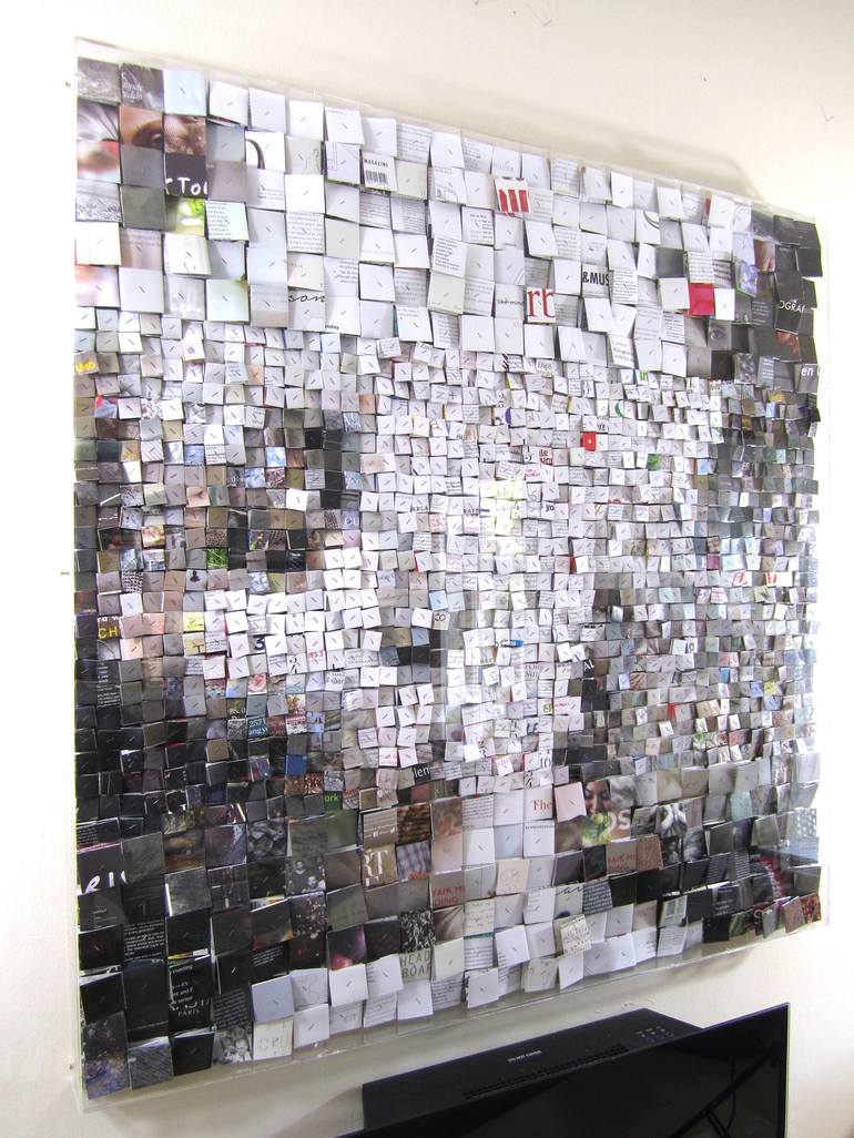 Original Abstract People Collage by Paola Bazz