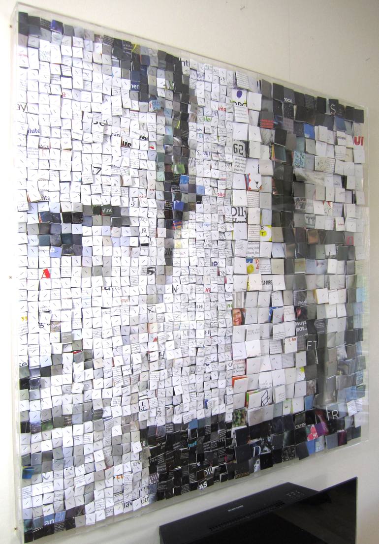 Original Abstract Celebrity Collage by Paola Bazz
