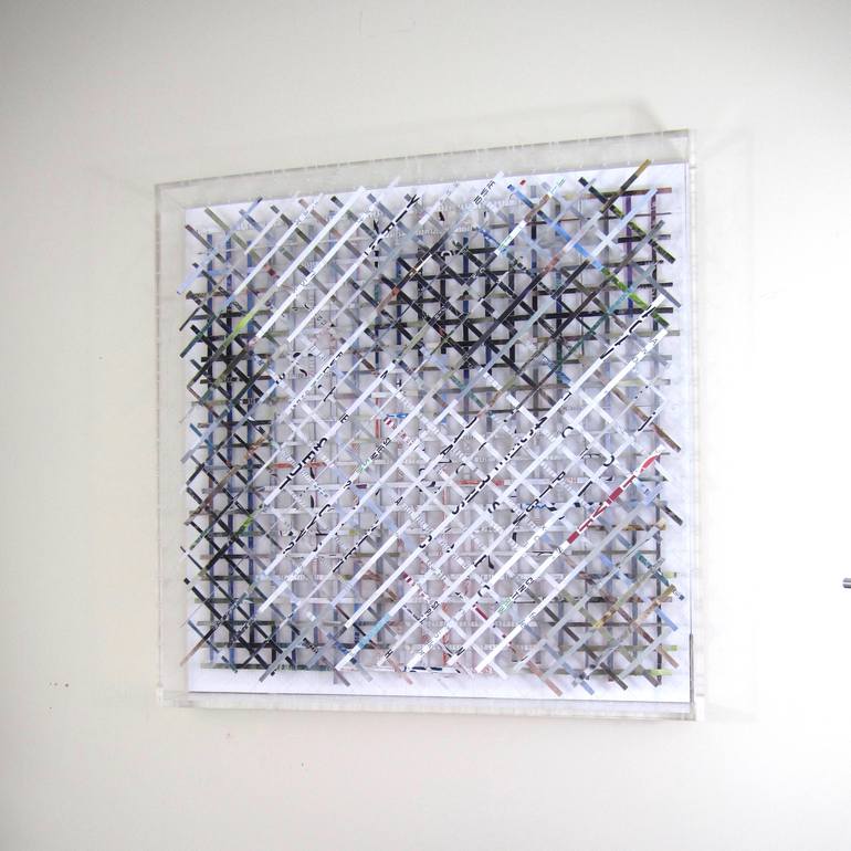 Original Abstract Language Sculpture by Paola Bazz