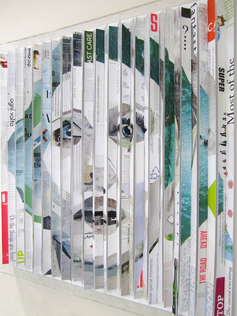 Original Popular culture Collage by Paola Bazz
