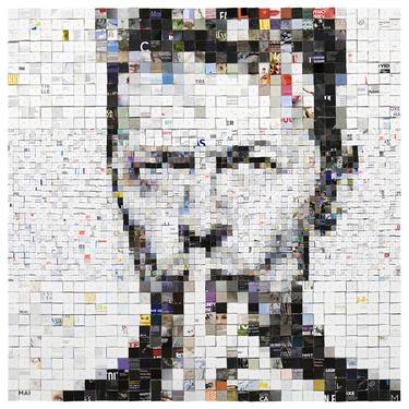 Original Abstract Pop Culture/Celebrity Printmaking by Paola Bazz