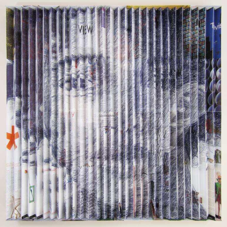 Original Abstract Pop Culture/Celebrity Collage by Paola Bazz