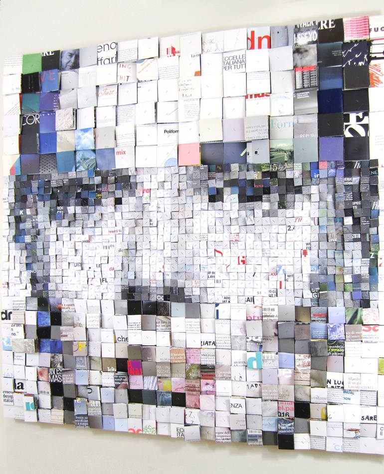 Original Abstract Celebrity Collage by Paola Bazz