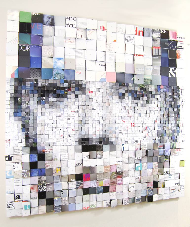 Original Abstract Celebrity Collage by Paola Bazz