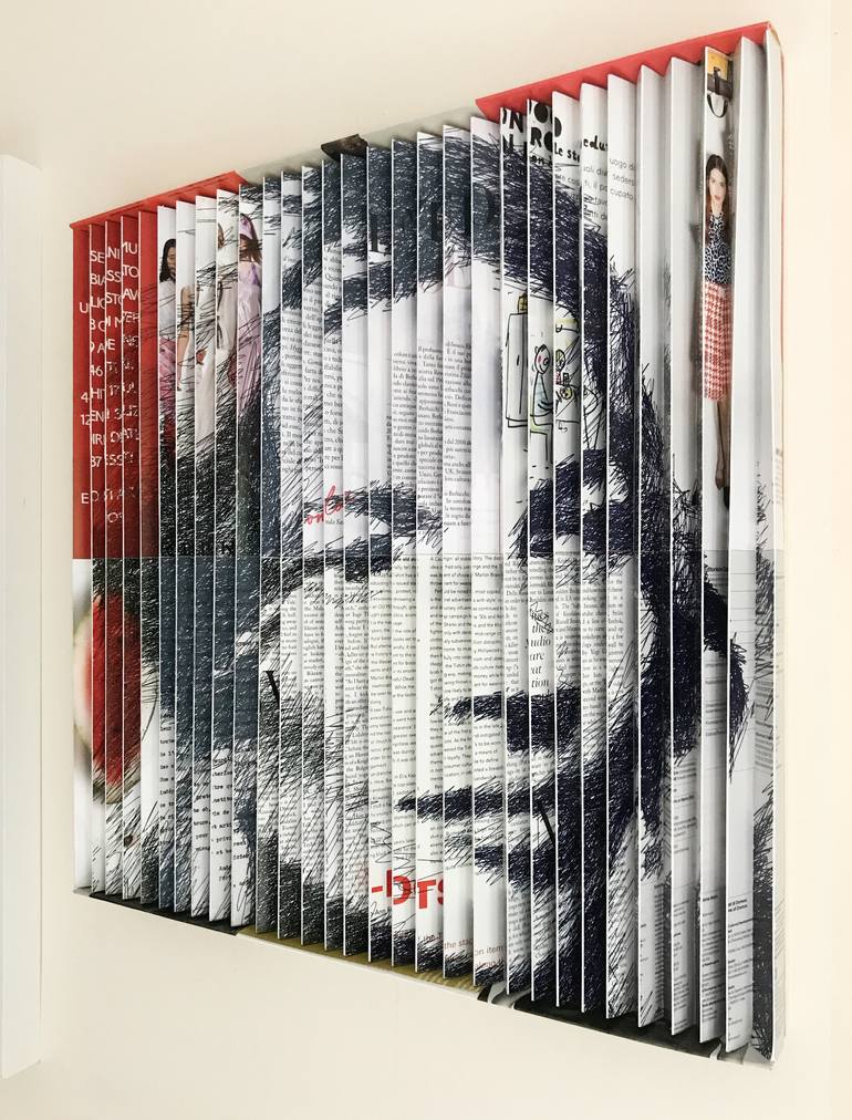 Original Figurative Pop Culture/Celebrity Printmaking by Paola Bazz