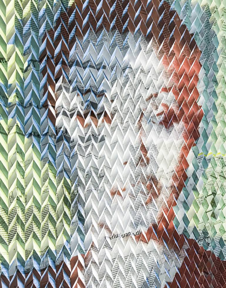 Original Abstract Pop Culture/Celebrity Printmaking by Paola Bazz