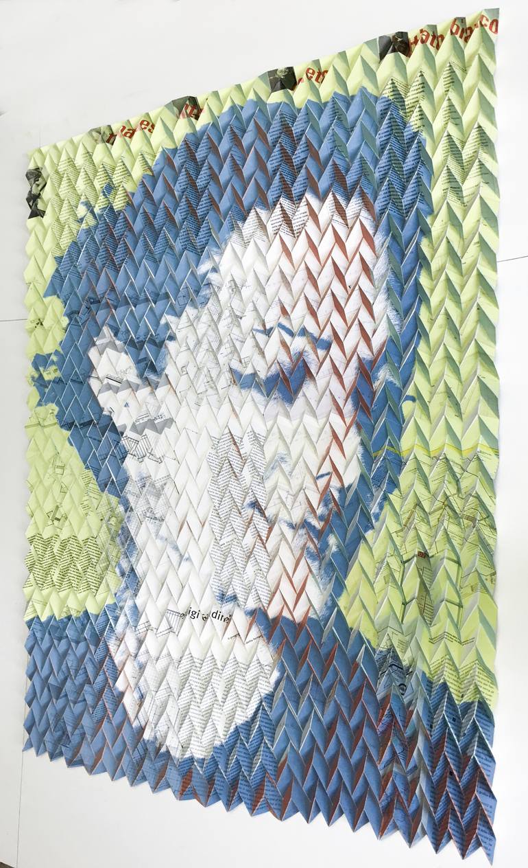 Original Abstract Pop Culture/Celebrity Printmaking by Paola Bazz