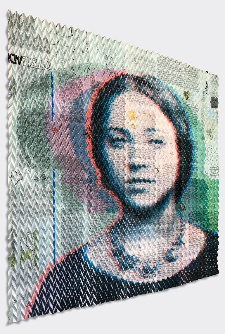 Original Figurative People Printmaking by Paola Bazz