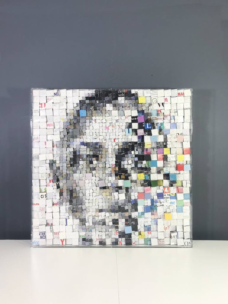 Original Figurative Popular culture Collage by Paola Bazz