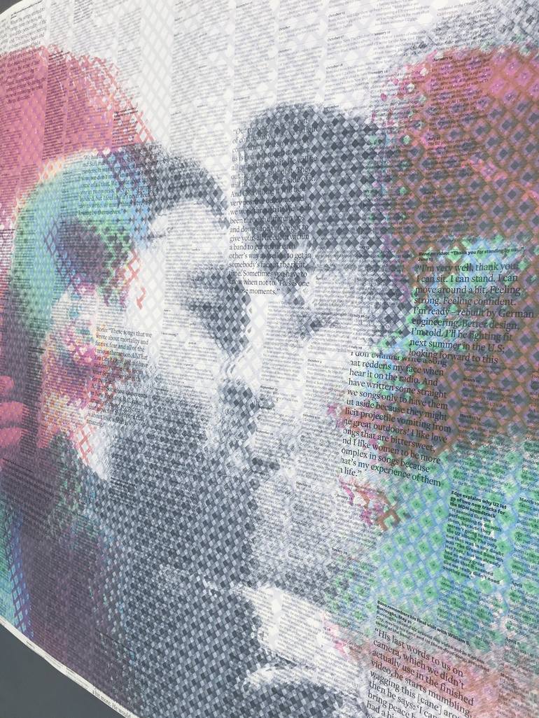 Original Pop Art Love Collage by Paola Bazz