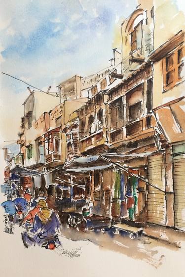 Kashmiri Bazar: inside Delhi Gate Lahore, Pakistan thumb