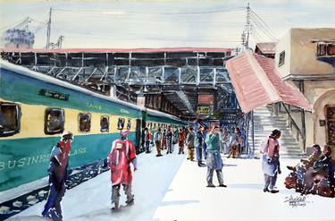 Print of Places Paintings by Saqib Akhtar