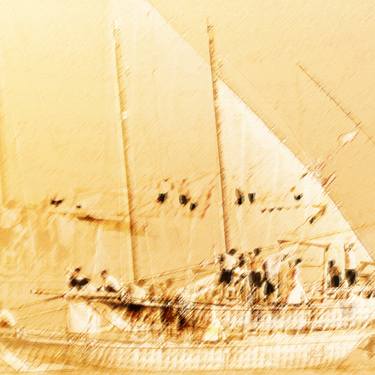 Sailing in Kuwait Sea - Limited Edition of 1 thumb