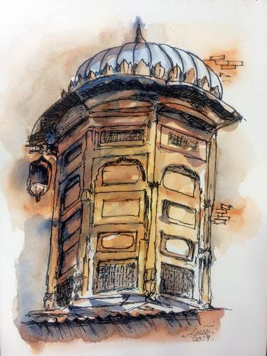 Original Architecture Paintings by Saqib Akhtar