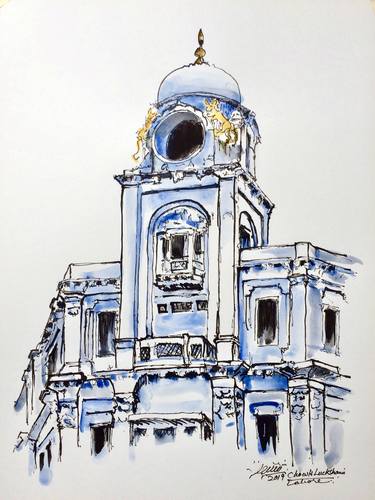 Original Expressionism Architecture Drawings by Saqib Akhtar