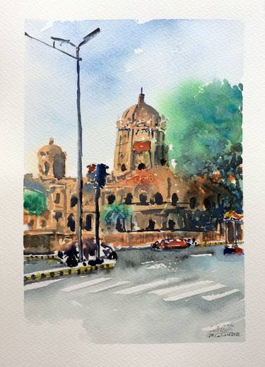 Print of Expressionism Architecture Paintings by Saqib Akhtar