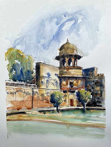 Original Expressionism Architecture Drawings by Saqib Akhtar